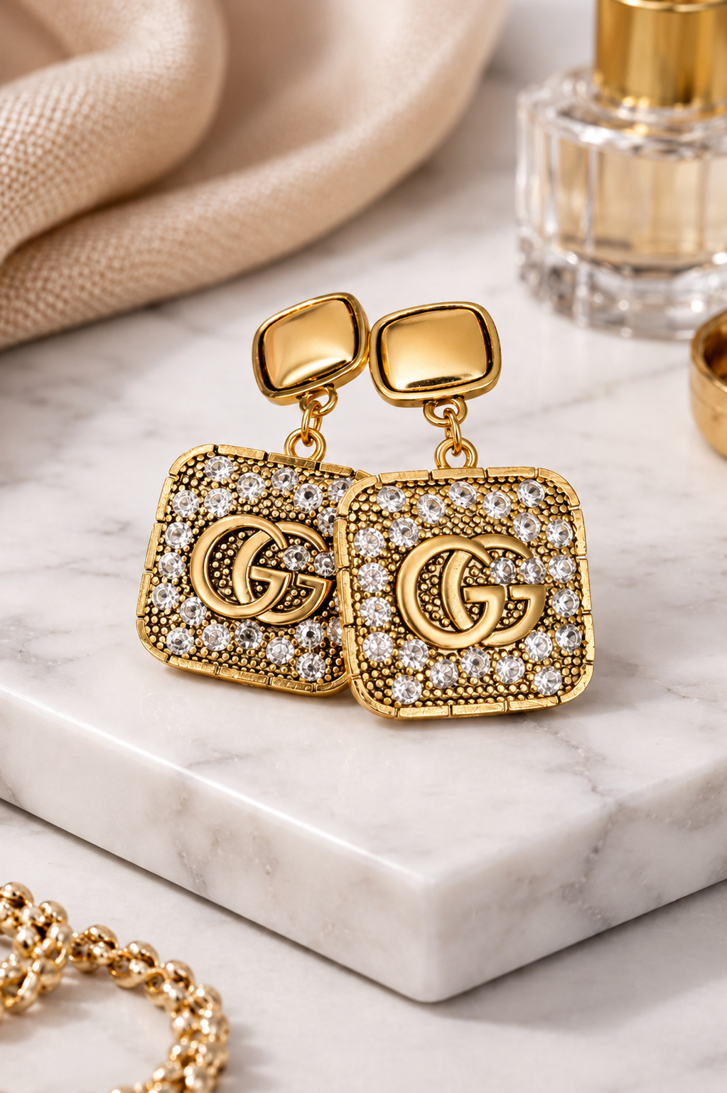 Statement GG Drop Earrings