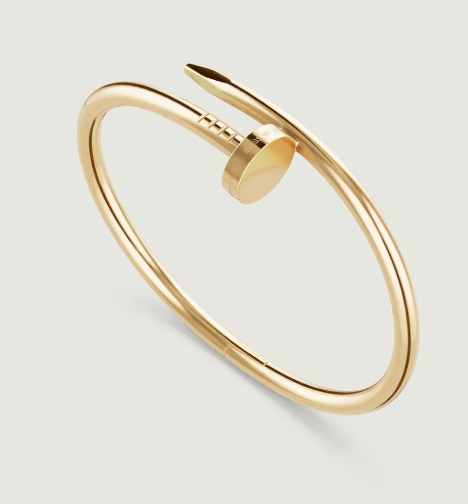 Gold Nail Bracelet