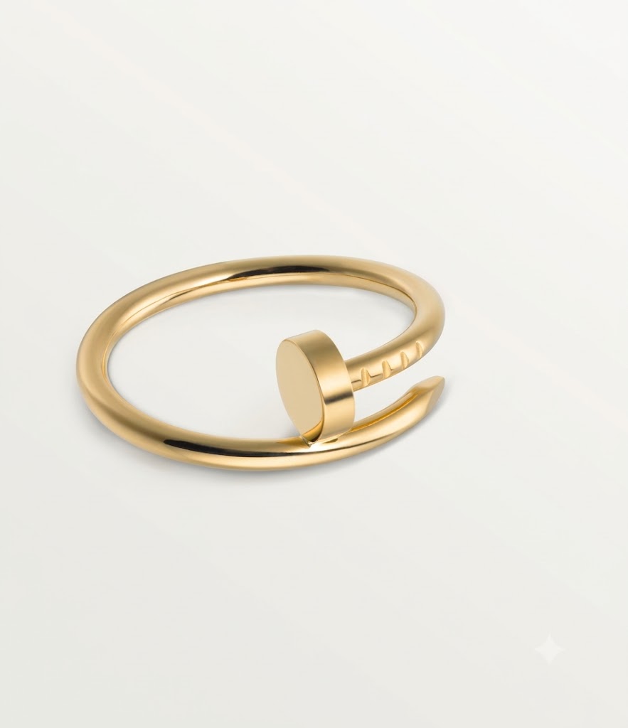 Gold Nail Ring : Thin Band