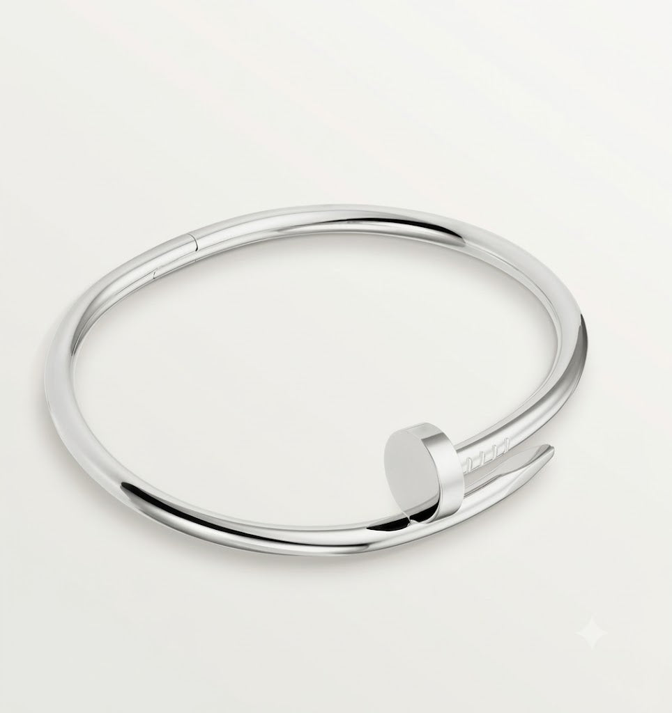 Silver Nail Bracelet