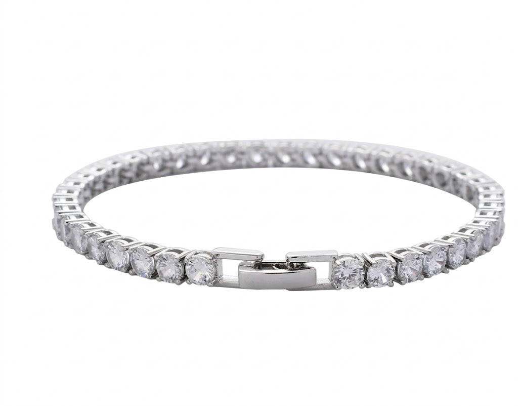 Silver Tennis Bracelet