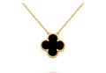 Single Black Clover Necklace
